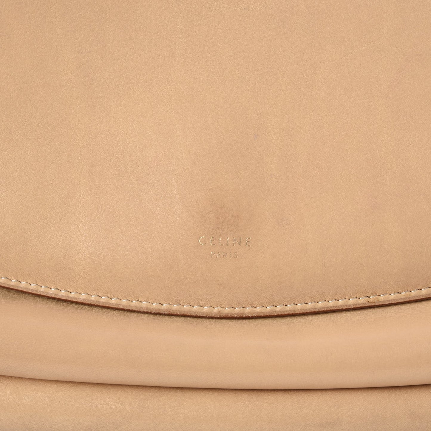 Natural Calfskin Trotteur Messenger Chamois