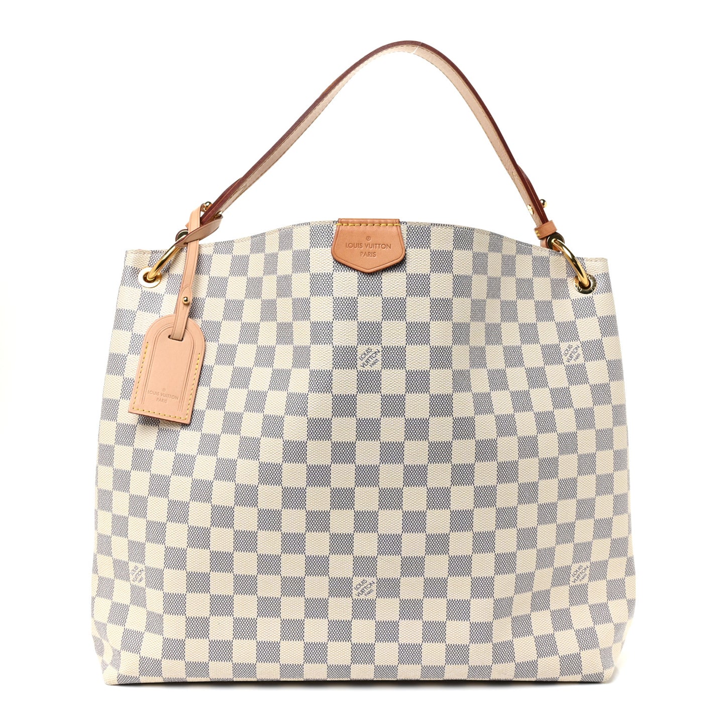Damier Azur Graceful MM Rose Ballerine