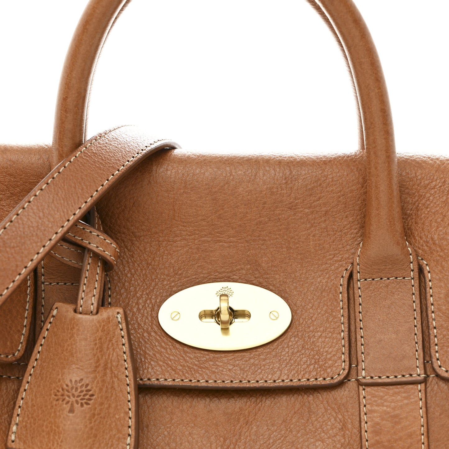 Classic Grain Small Bayswater Satchel Oak