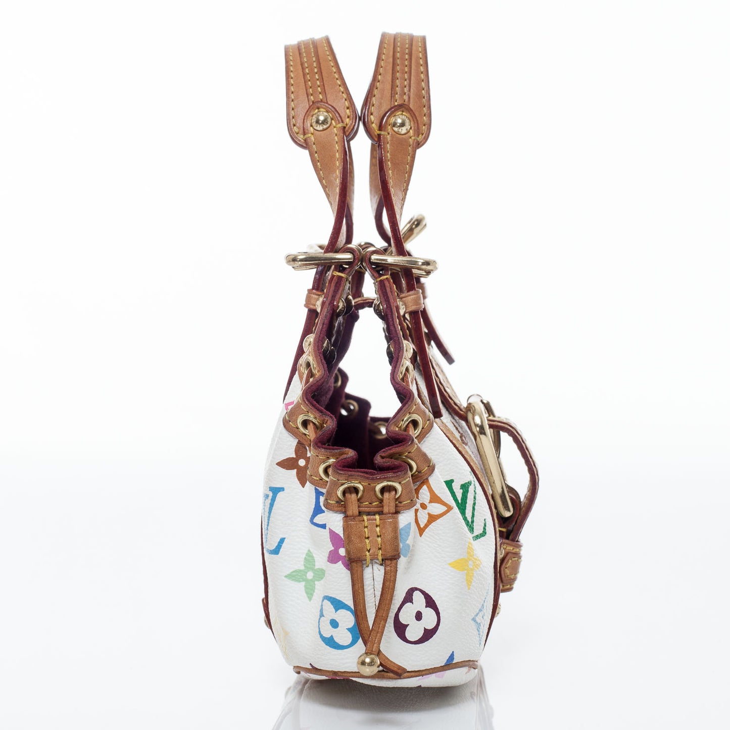 Monogram Multicolor Theda PM White