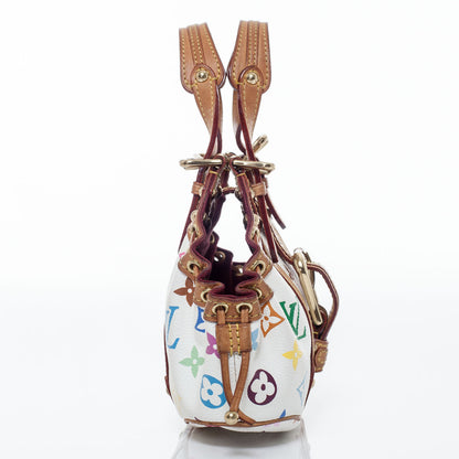 Louis Vuitton Monogram Multicolor Theda PM White 4 of 9