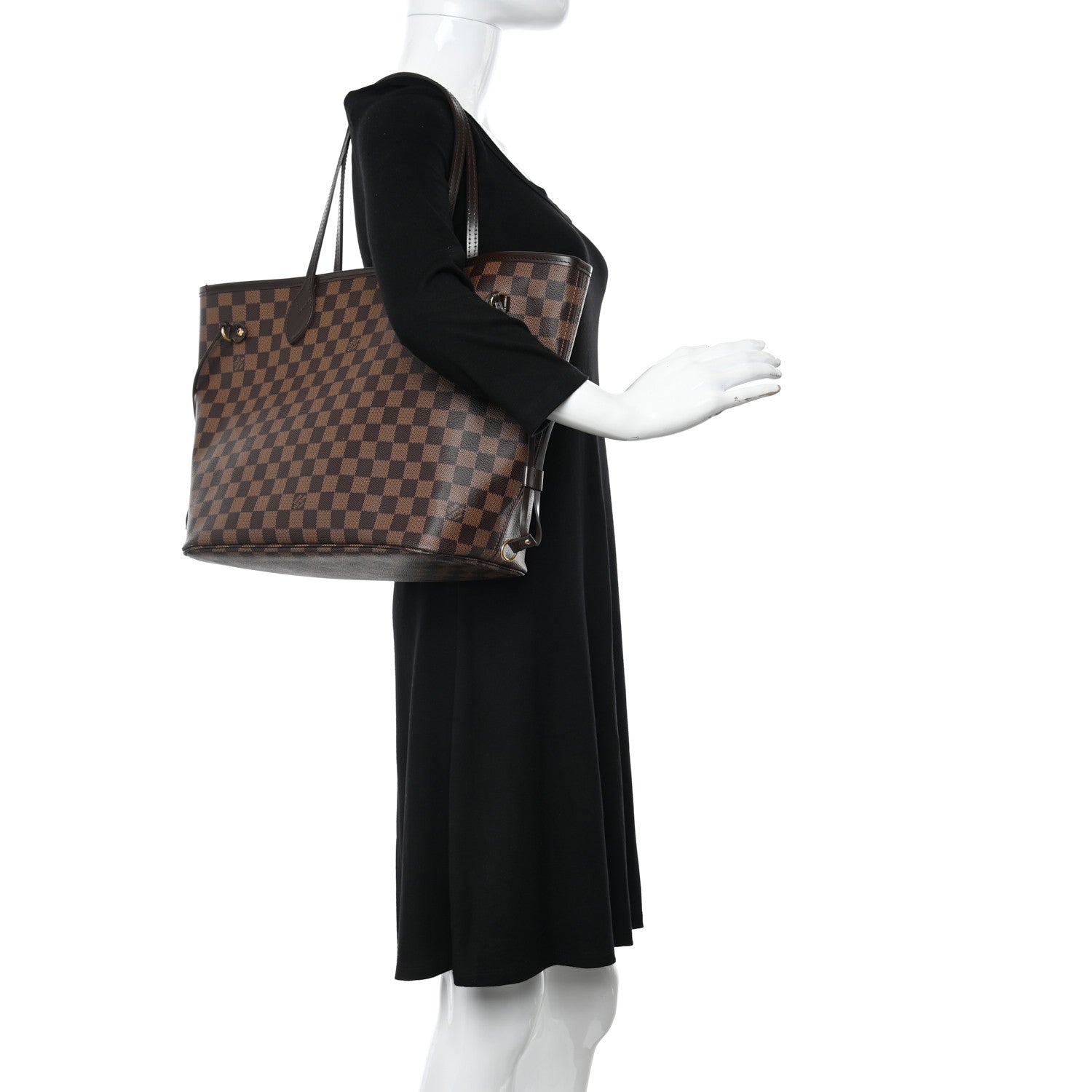 Louis Vuitton Damier Ebene Neo Neverfull MM 2 of 13