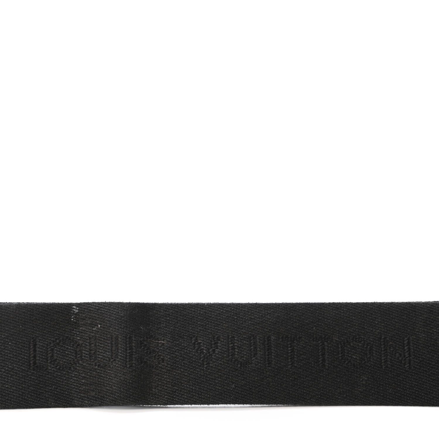Louis Vuitton Canvas Adjustable Shoulder Strap Black 4 of 4