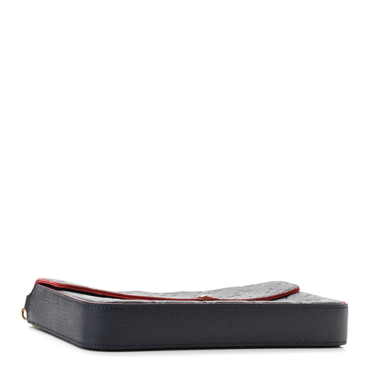 Empreinte Pochette Felicie Chain Wallet Marine Rouge