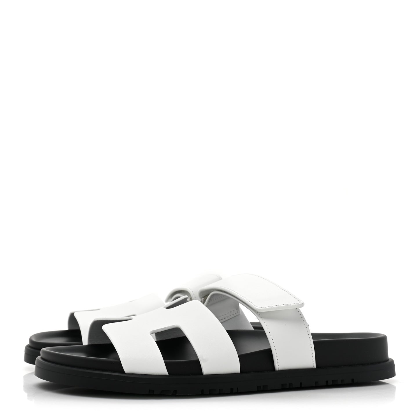 Calfskin Womens Chypre Sandals 38 White