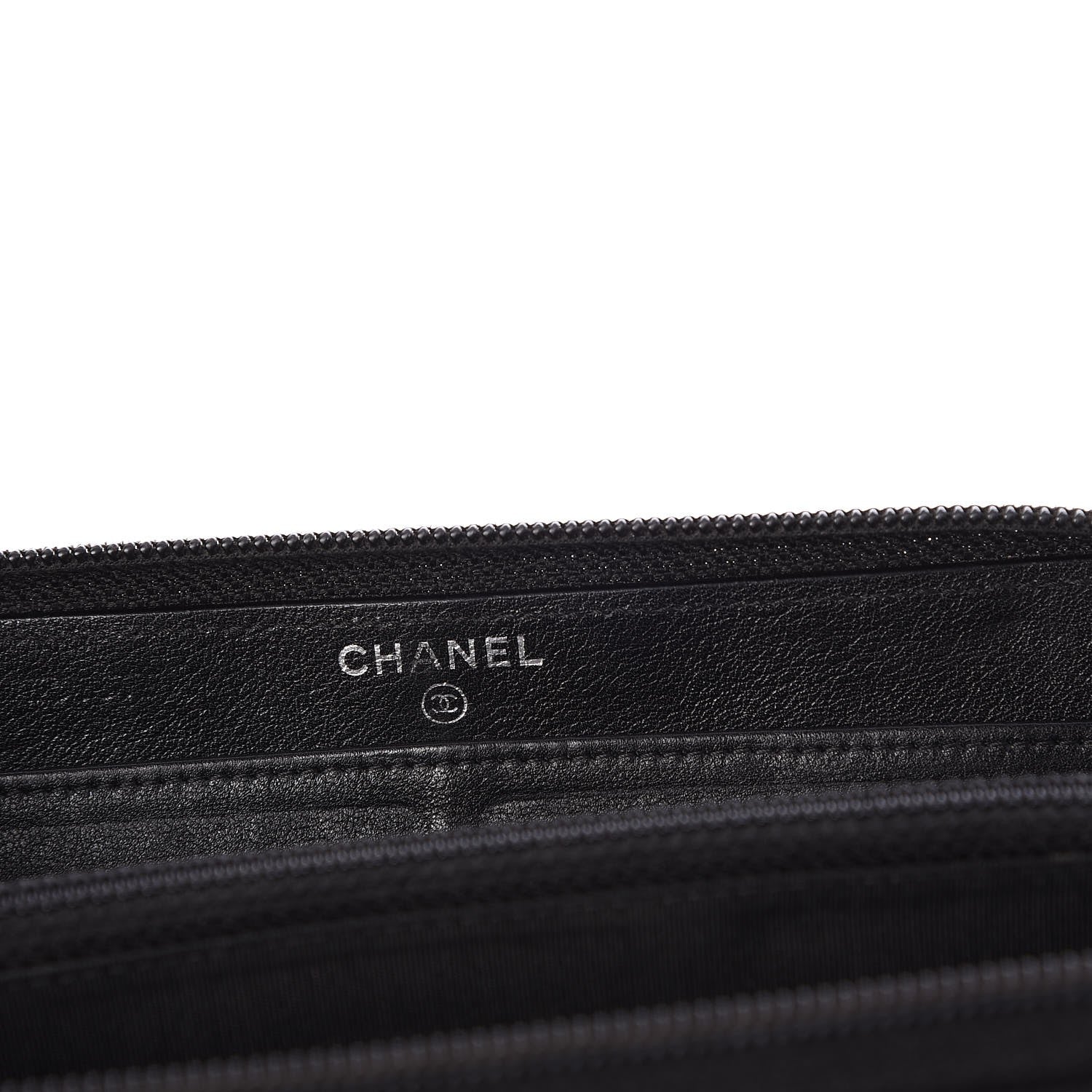 Chanel Caviar Large Timeless CC Zip Around Wallet Black 6 of 8