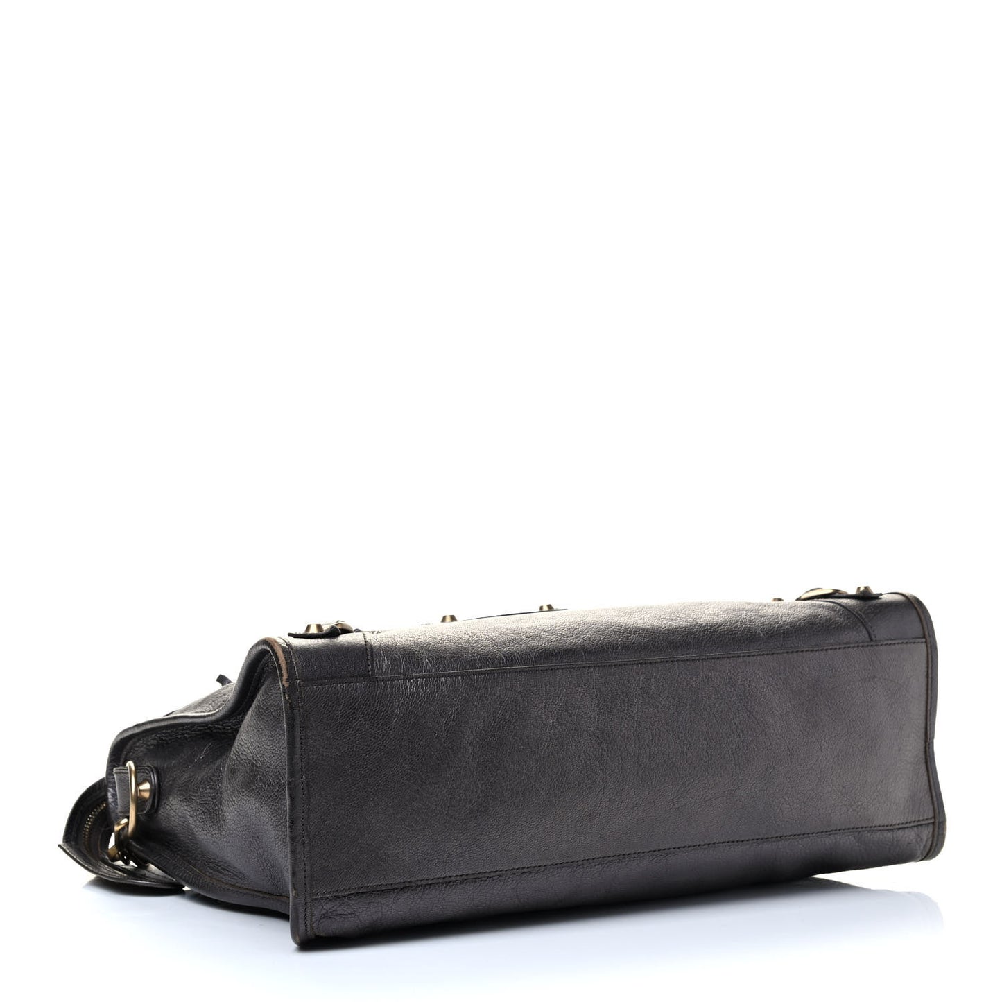 Pearlescent Goatskin Classic Gold Hardware City Bronze