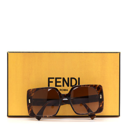 Fendi Acetate Fendi Bold Sunglasses FE40036U Havana Black 8 of 8
