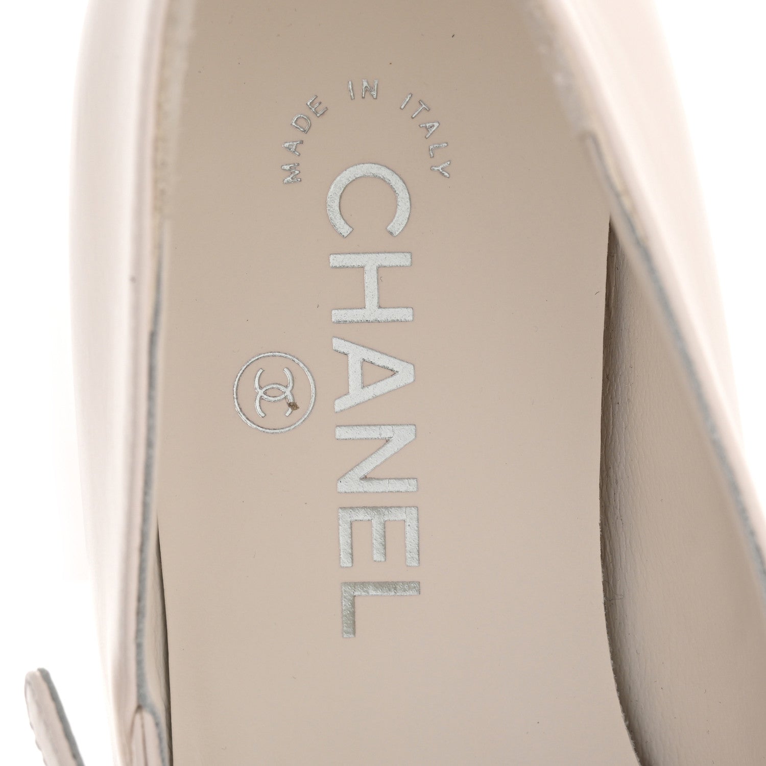Chanel Lambskin Grosgrain Pearl Mary Jane Flats 36 White Black 7 of 10