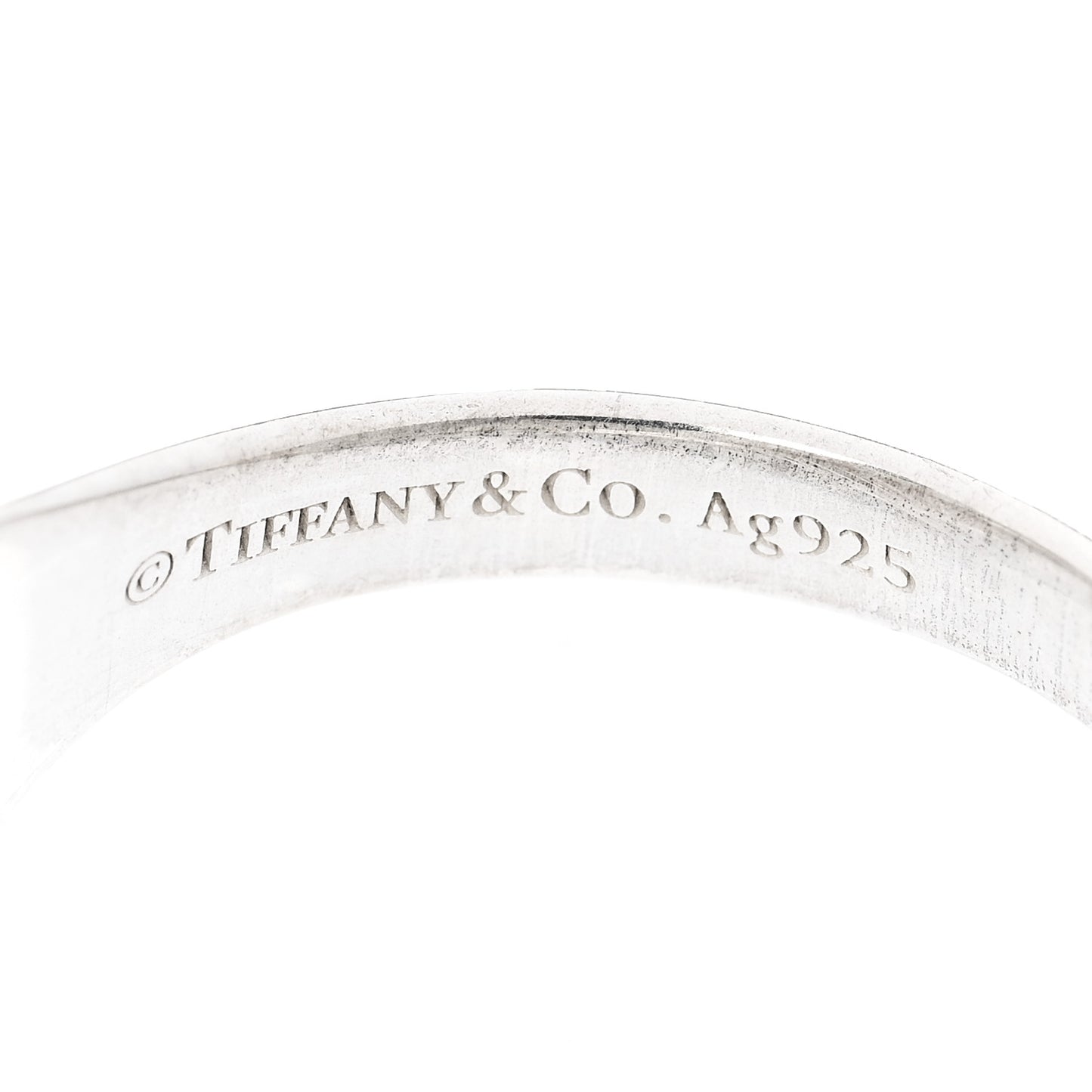 Sterling Silver Return to Tiffany Heart Signet Ring 53 6.25