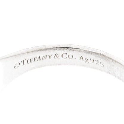 Tiffany Sterling Silver Return to Tiffany Heart Signet Ring 53 6.25 5 of 6