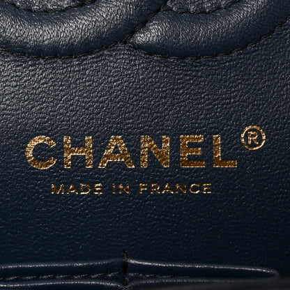 Chanel Caviar Quilted Small Double Flap Dark Navy 6 of 10