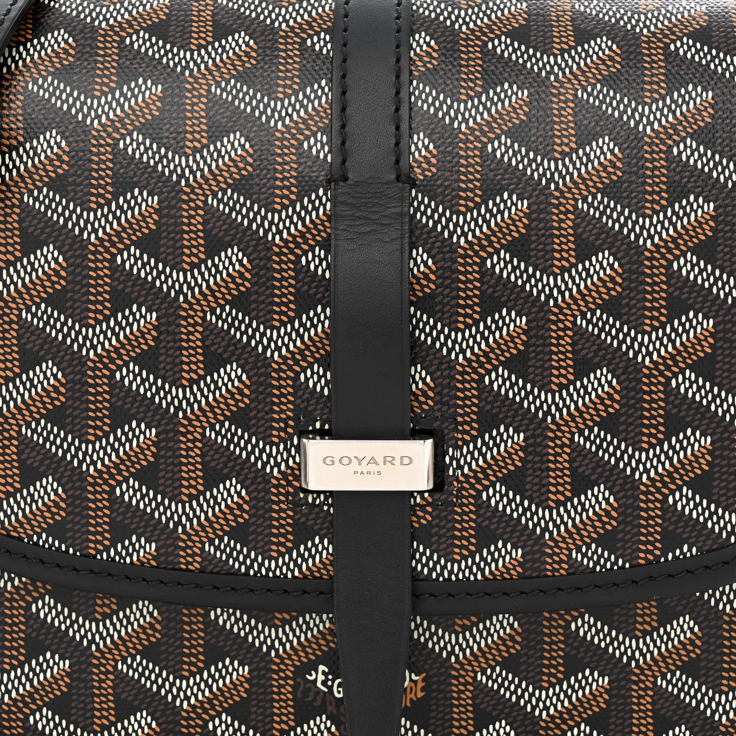 Goyardine Belvedere II PM Messenger Bag Black