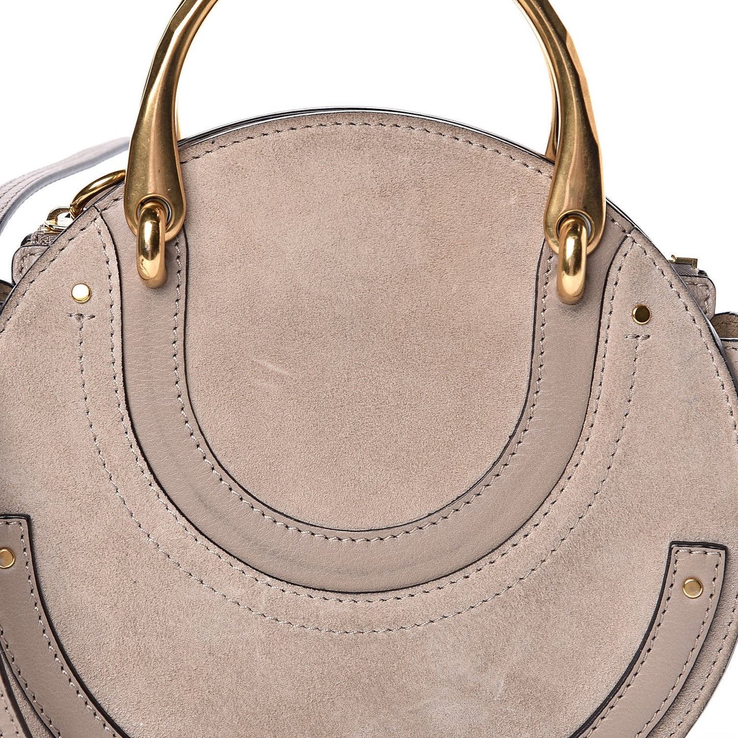 Calfskin Suede Small Pixie Bag Motty Grey