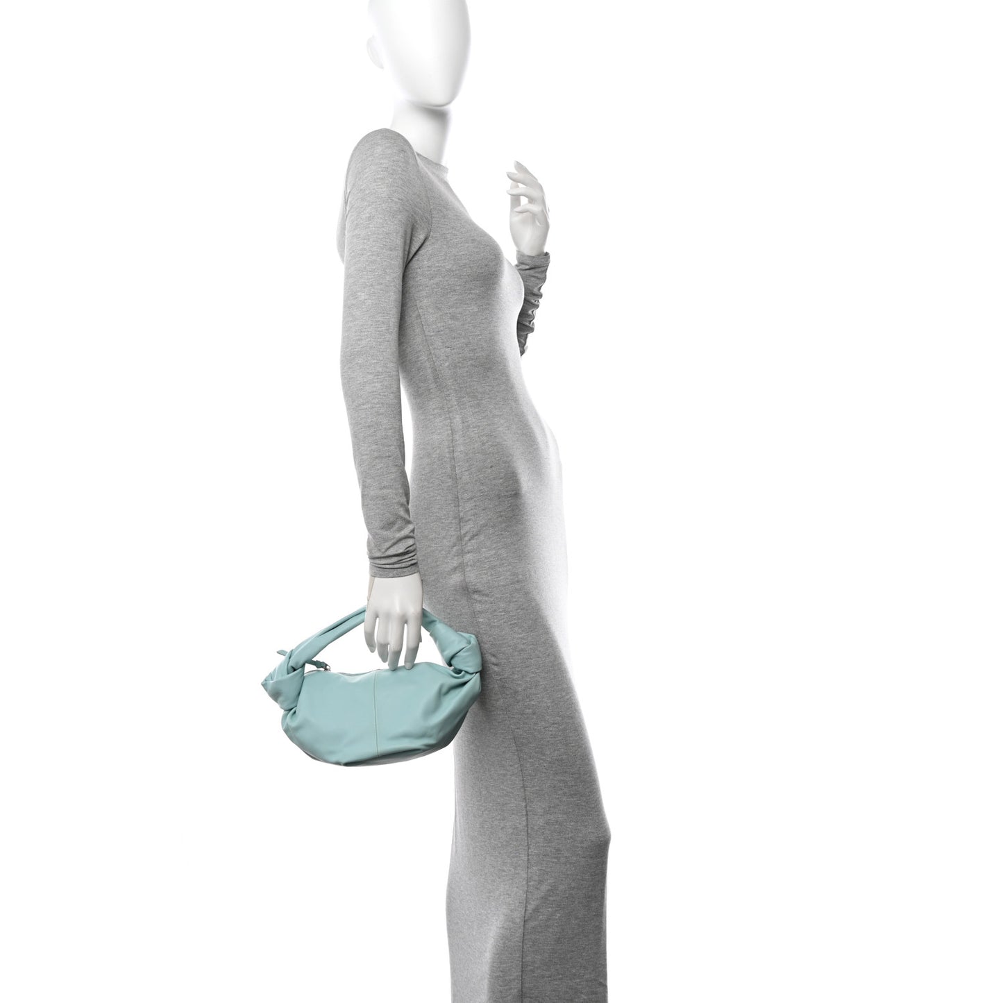 Nappa Mini Double Knot Bag Blue