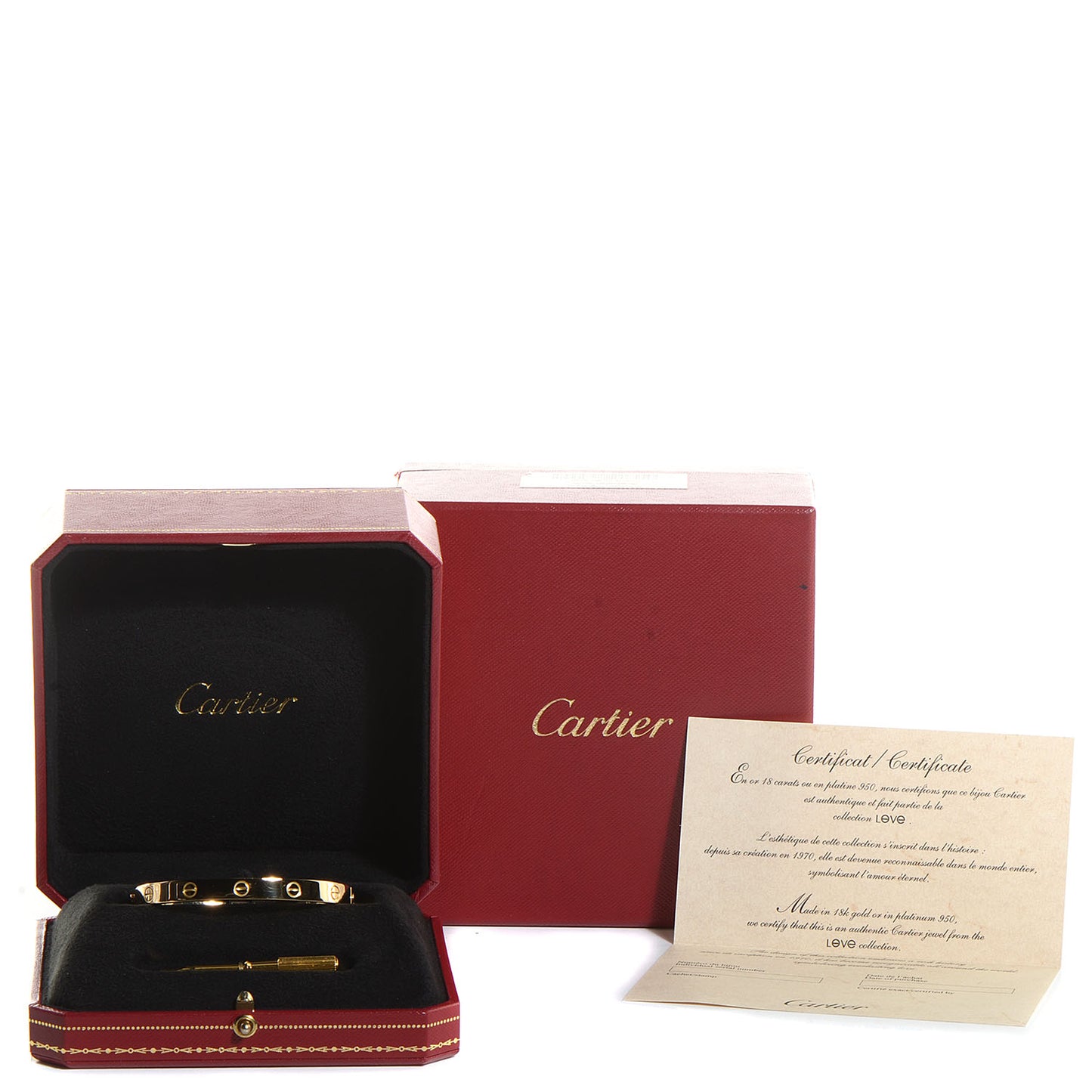 18K Yellow Gold LOVE Bracelet 18