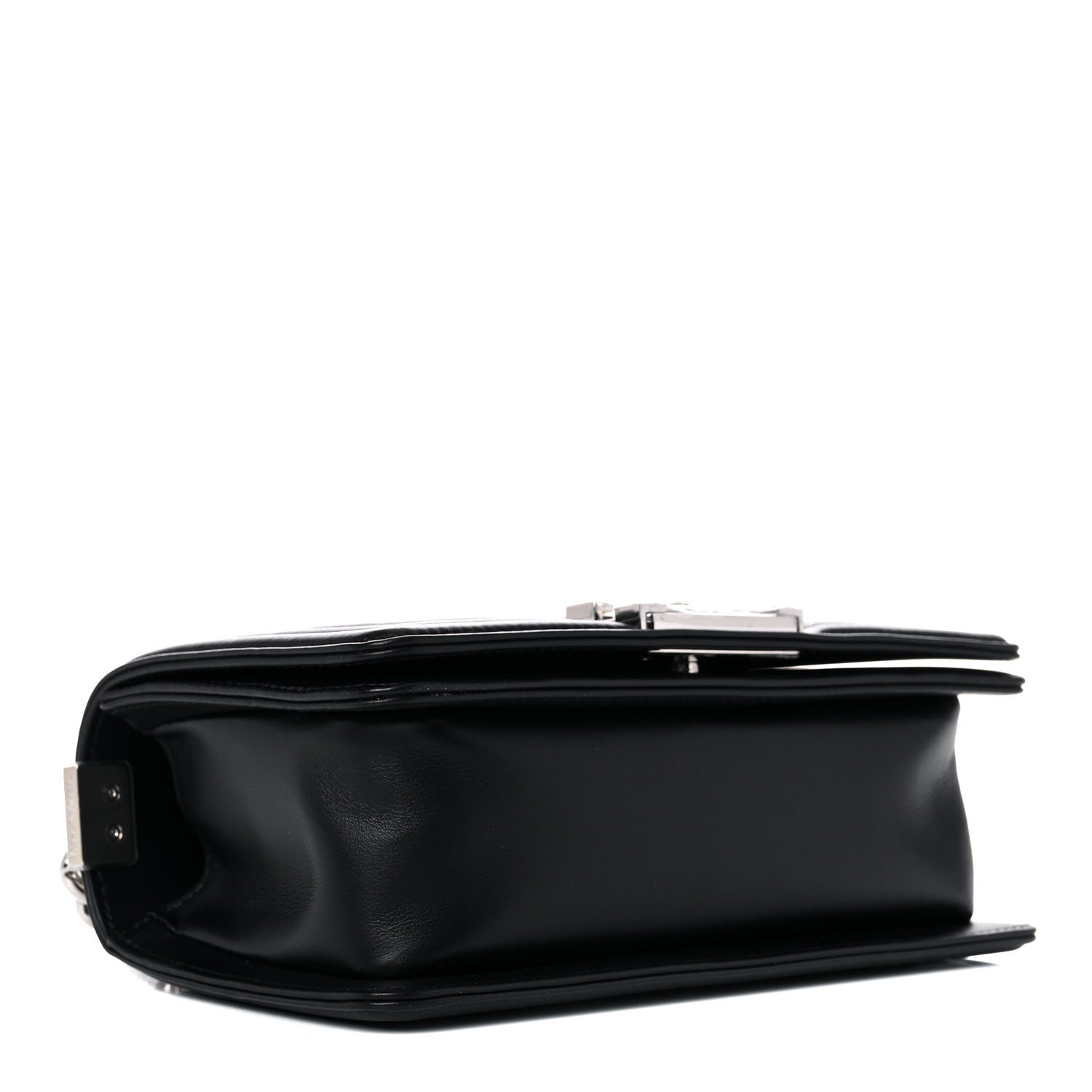 Chanel Calfskin Chevron Quilted Small Boy Flap Black 4 of 15