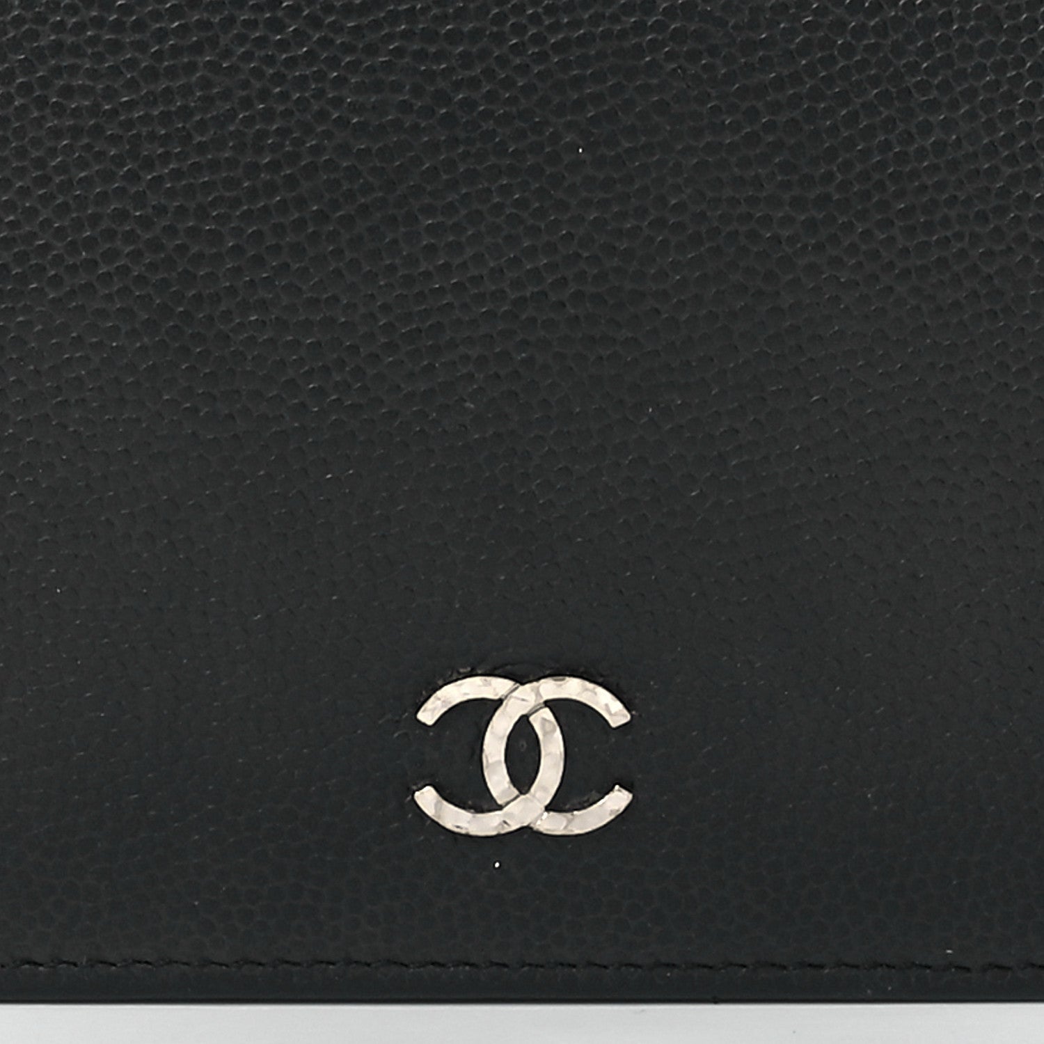 Chanel Caviar Sevruga Yen Wallet Black 10 of 13