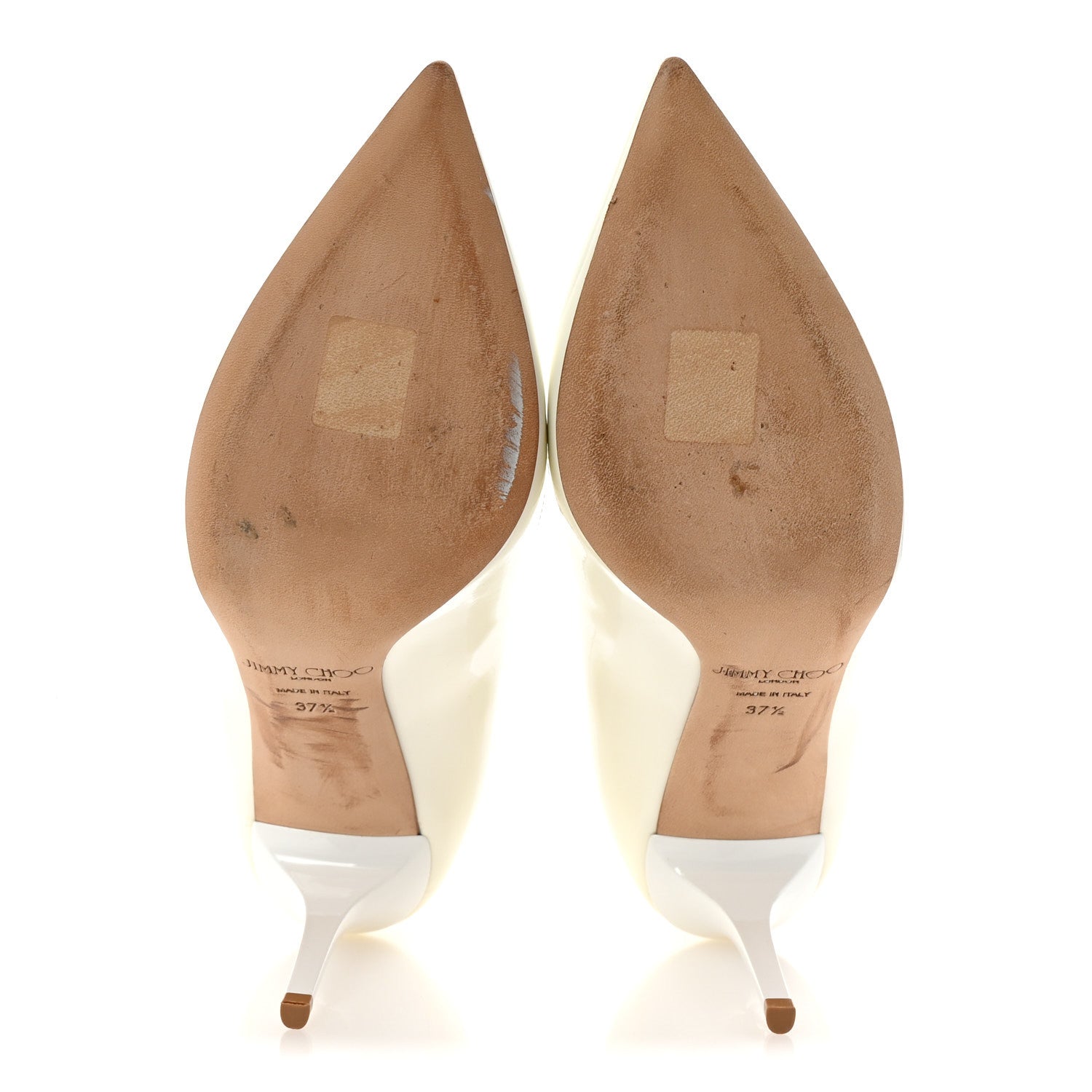 Jimmy Choo Patent Alia Pumps 37.5 White 6 of 9
