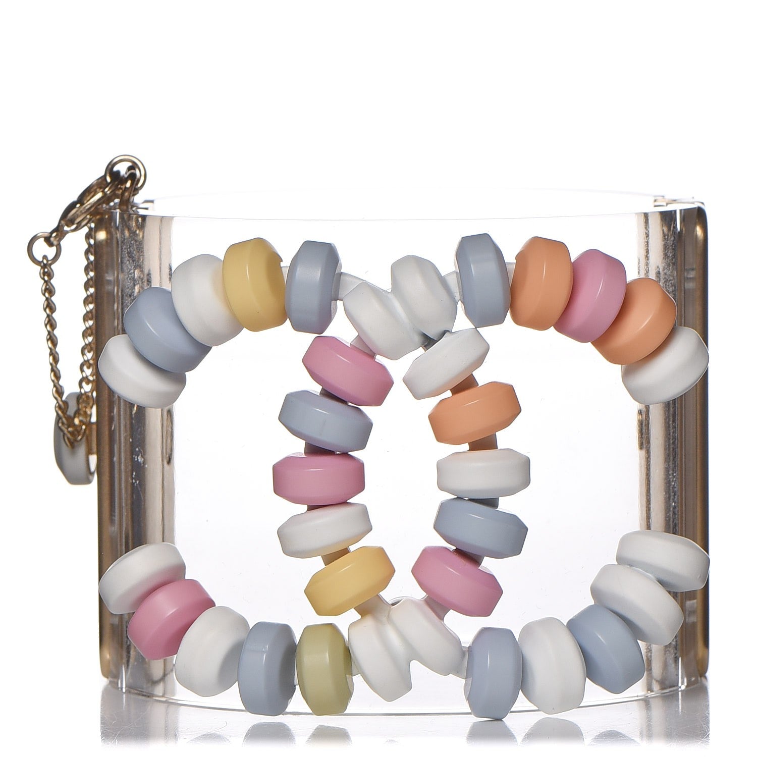 Chanel Lucite CC Sweetie Candy Cuff Multicolor 1 of 5