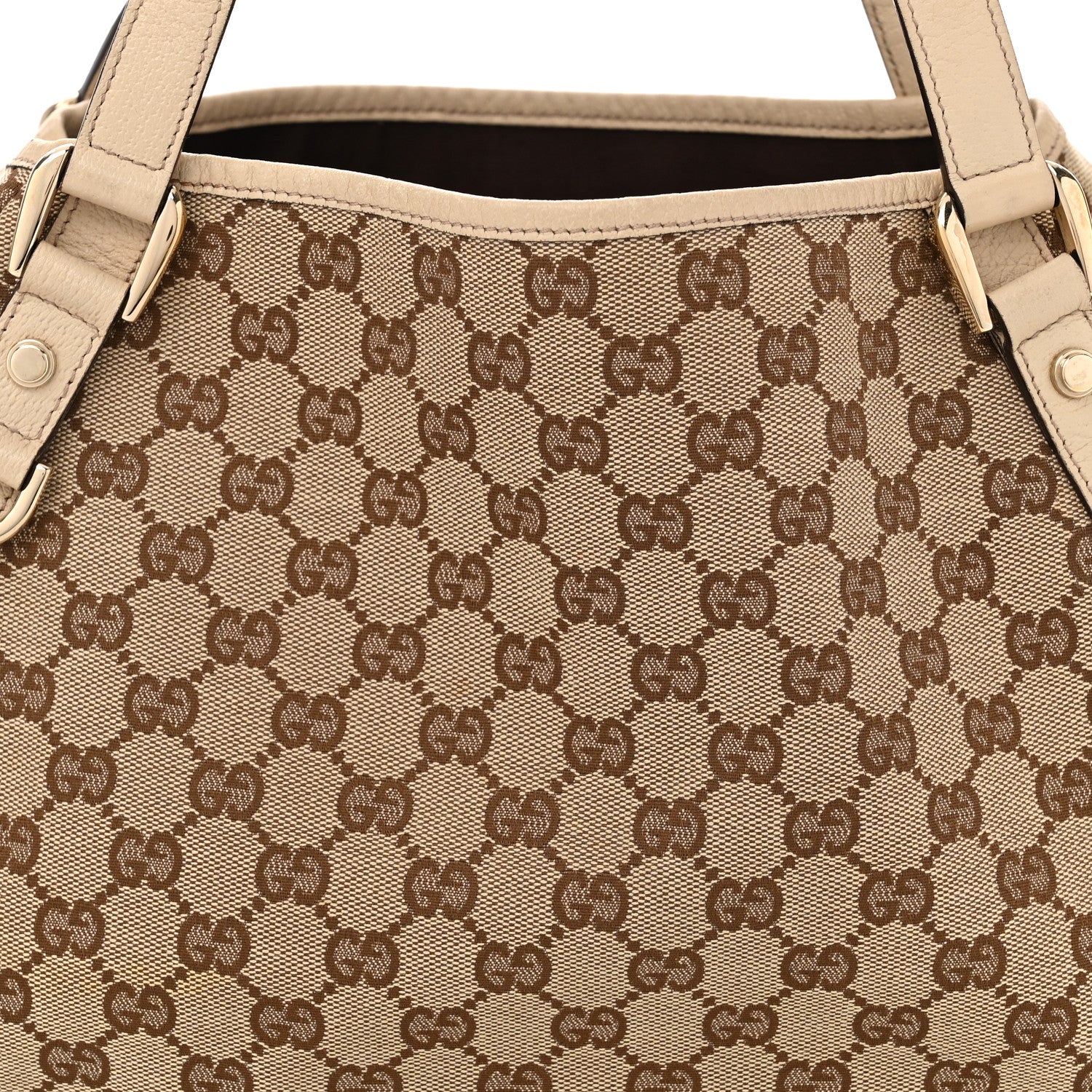 Gucci Monogram Medium Abbey Shoulder Bag Off White 8 of 10