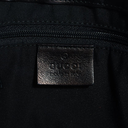 Gucci Patent D Gold Large Shoulder Bag Black 6 of 7
