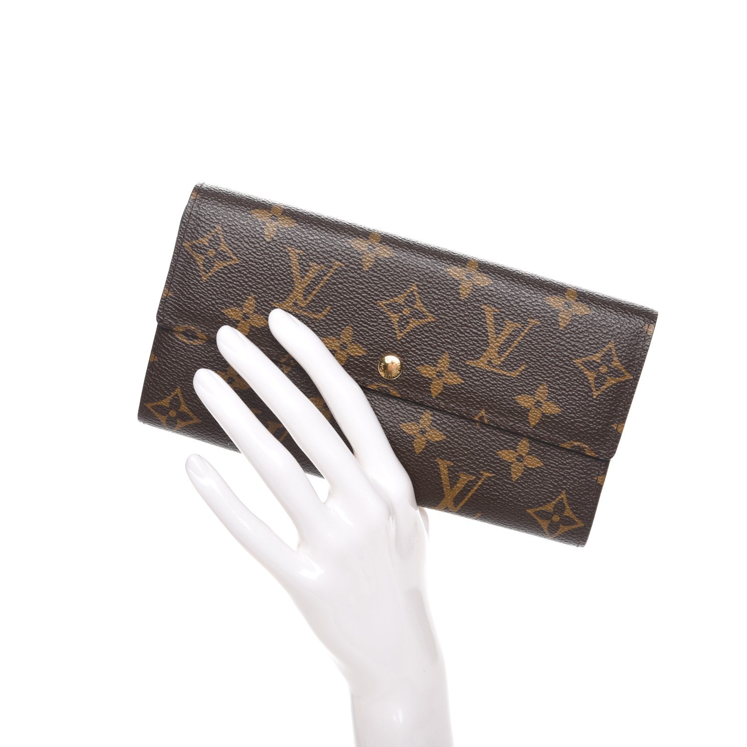 Louis Vuitton Monogram Sarah Wallet 2 of 7