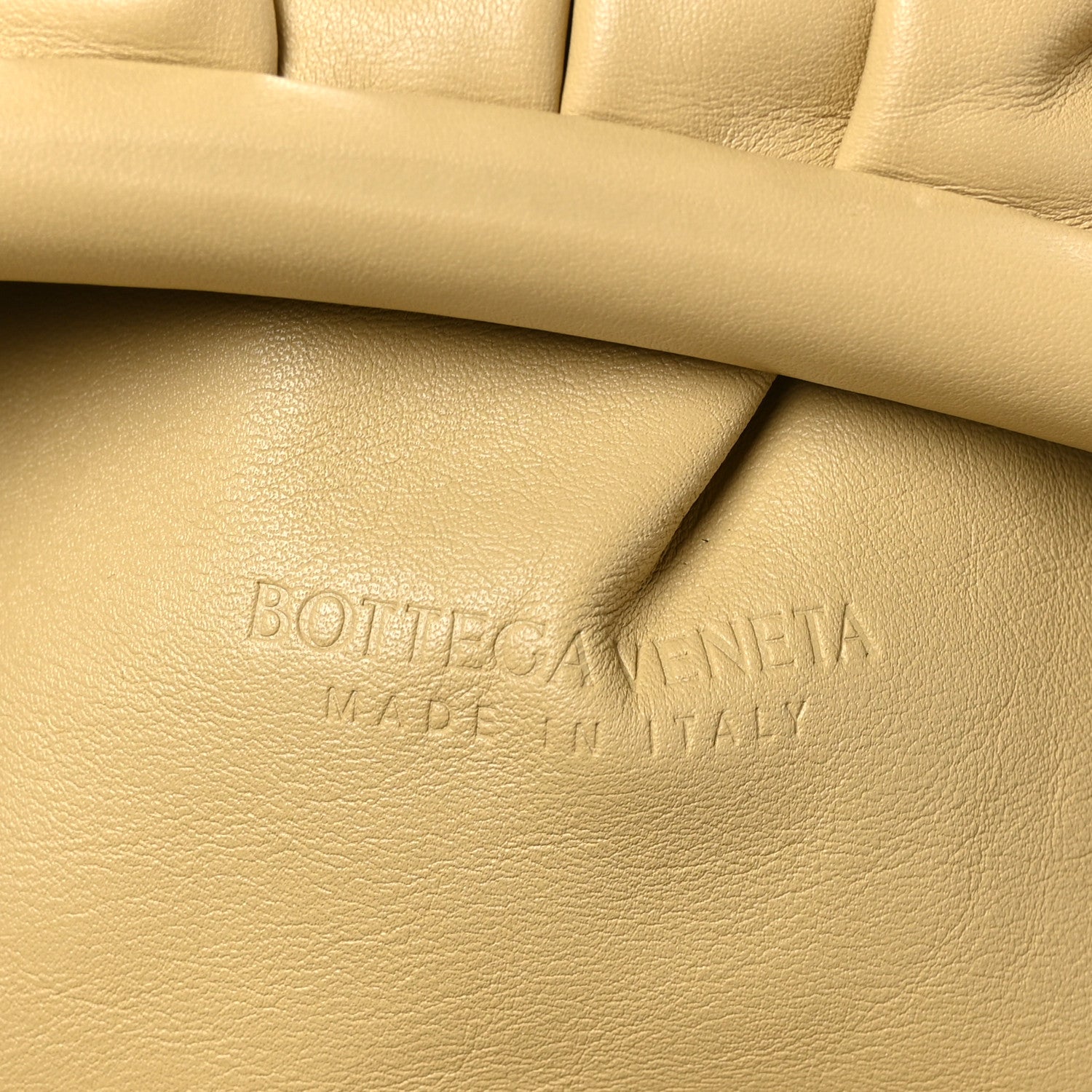 Bottega Veneta Smooth Butter Calf The Pouch Oversized Clutch Tapioca 6 of 9
