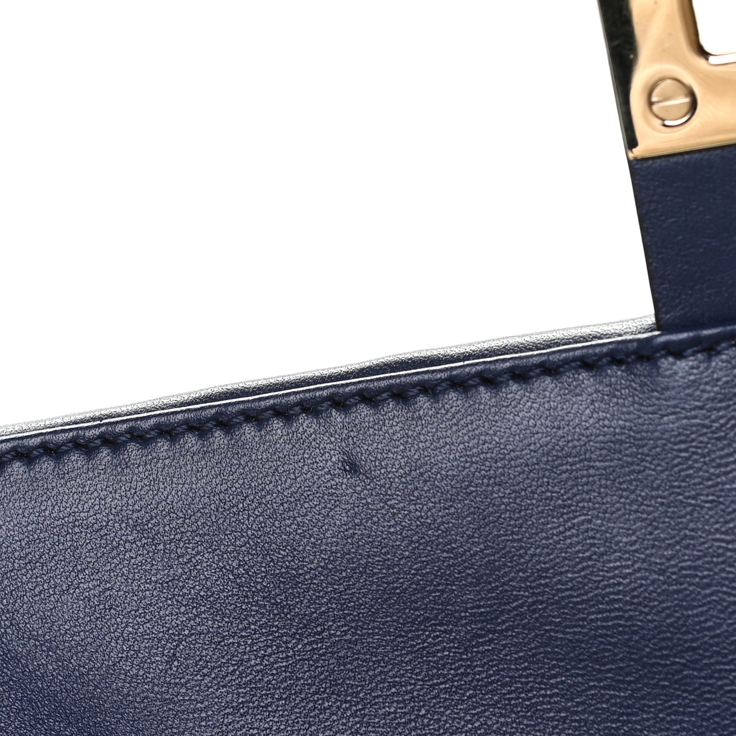 Lambskin VLTN Print Candystud Top Handle Bag Pure Blue