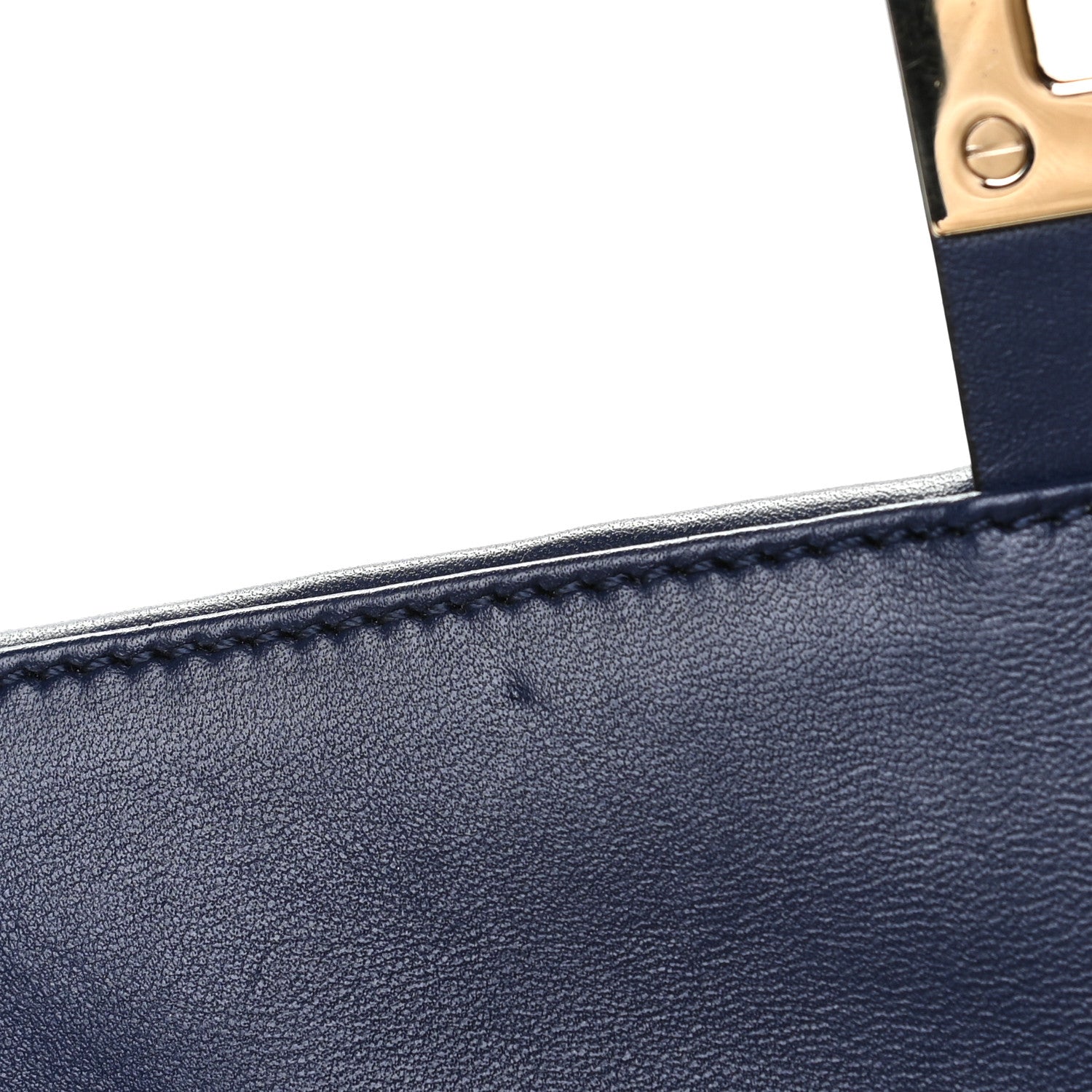 Valentino Garavani Lambskin VLTN Print Candystud Top Handle Bag Pure Blue 9 of 10