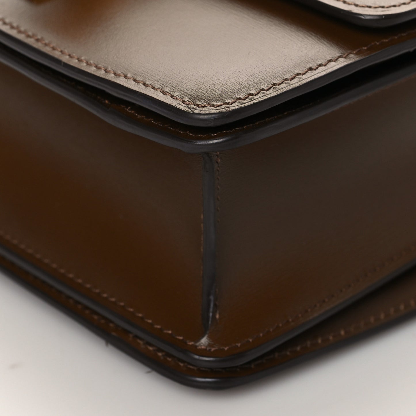 Smooth Calfskin Small Classic Box Flap Bag Camel