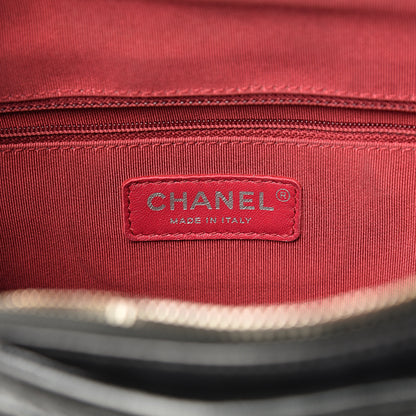 Chanel Aged Calfskin Quilted Medium Gabrielle Hobo Black 5 of 16