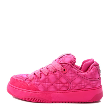 Christian Dior X ERL Satin Cannage Kumo Mens Sneakers 40 Fuchsia 1 of 9