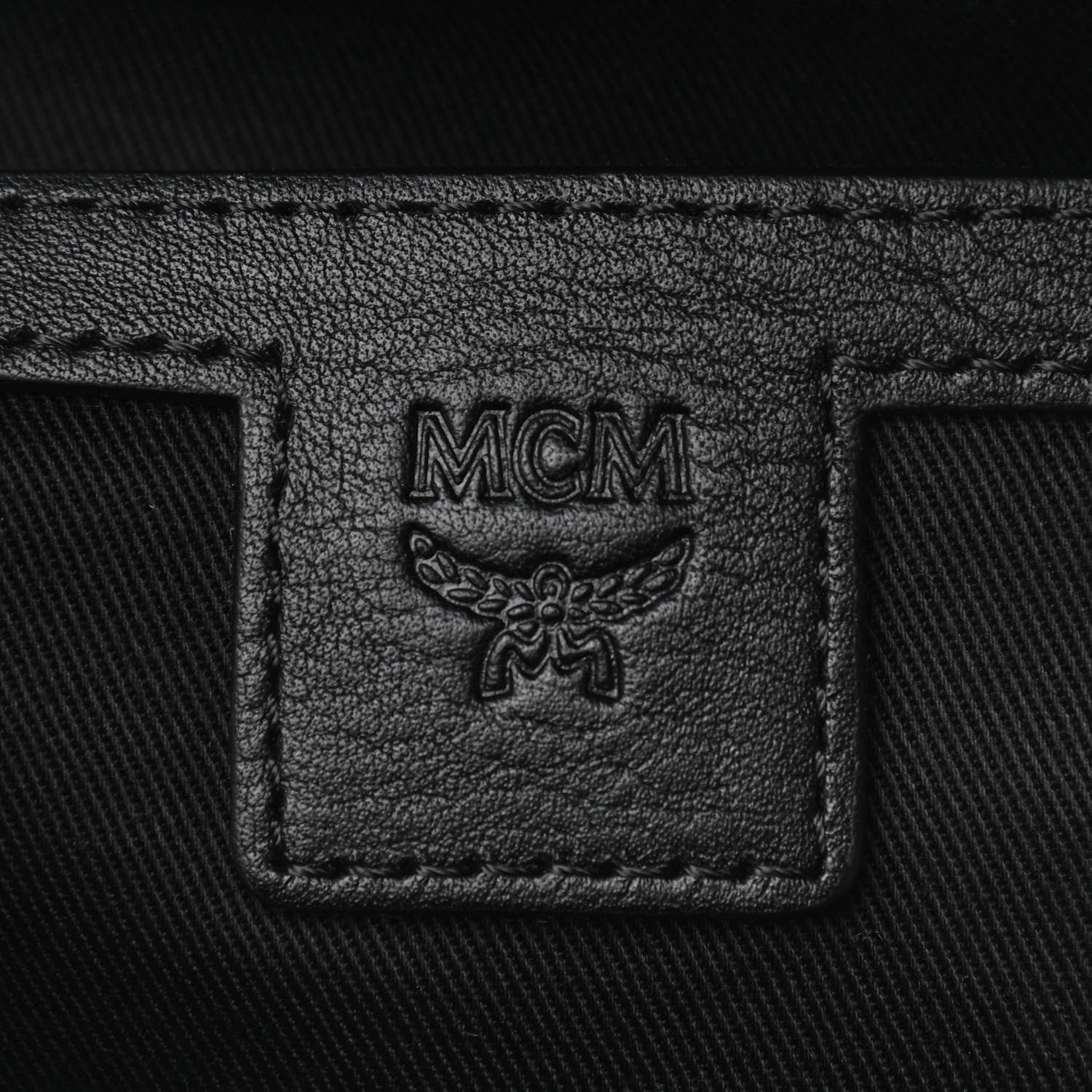 MCM Calfskin Ottomar Small Stark Backpack Black 6 of 9