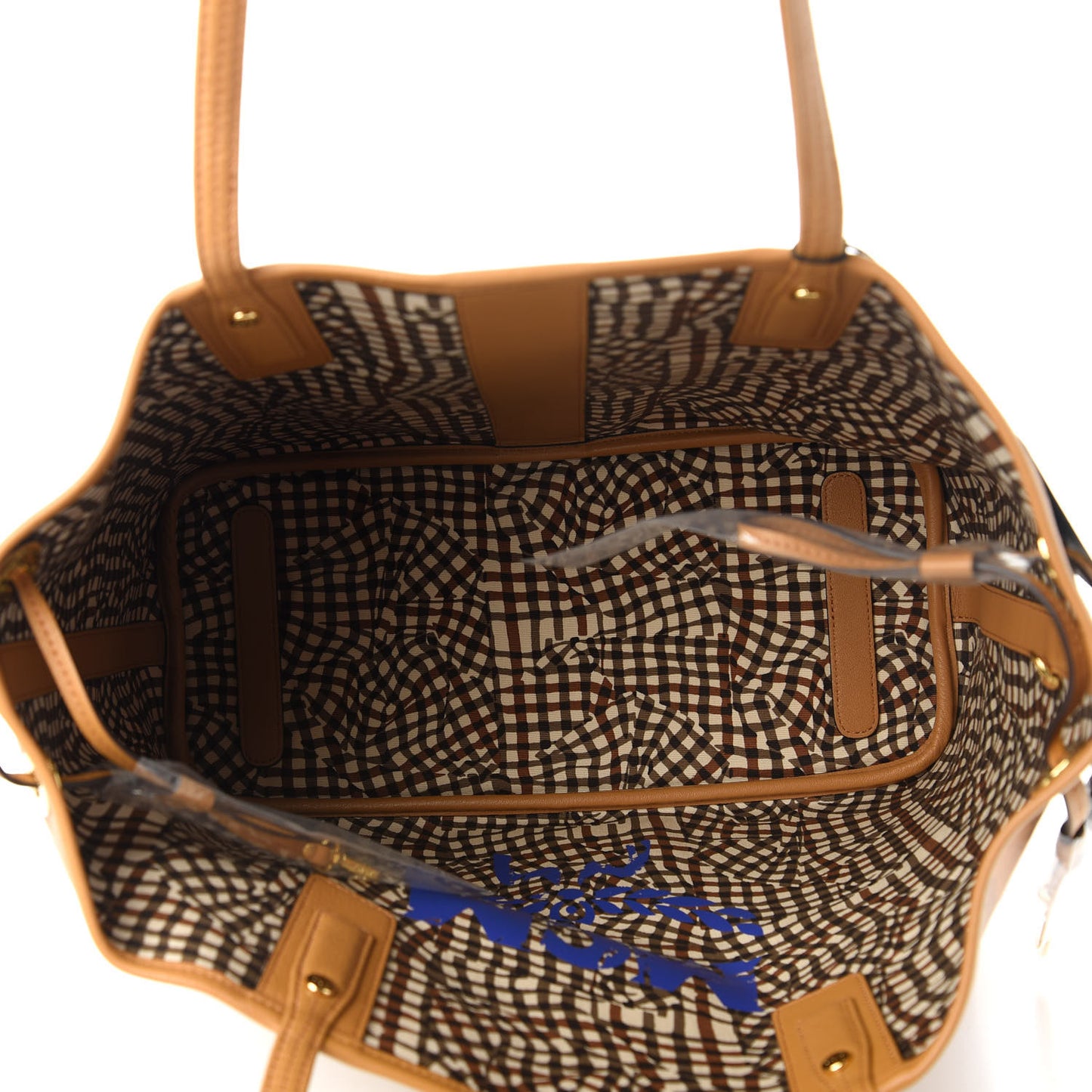 Visetos Medium Liz Reversible Shopper Tote Cognac