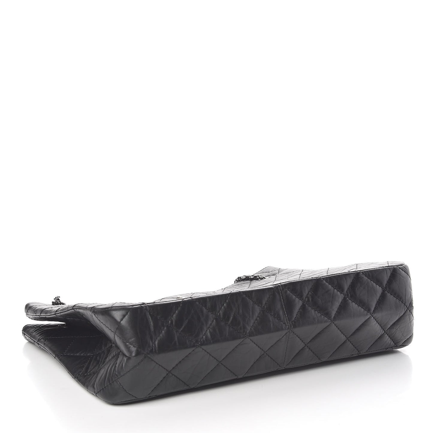 Aged Calfskin Quilted Reissue 2.55 Tote Black