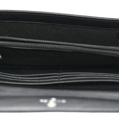 Chanel Caviar Timeless CC Large Gusset Flap Wallet Black 5 of 9