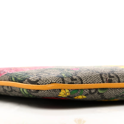 Gucci GG Supreme Monogram Flora Large Ophidia Pouch Clutch Beige Multicolor Crop 9 of 11