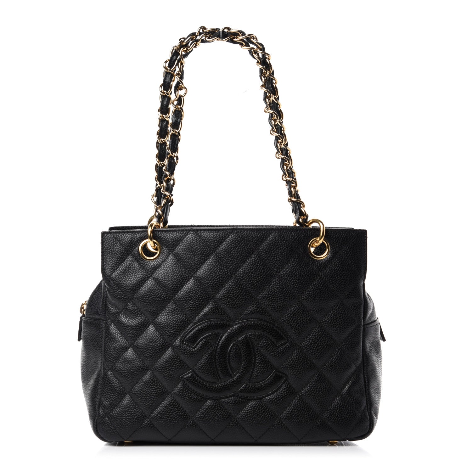 Chanel Caviar Quilted Petit Timeless Tote PTT Black 1 of 8