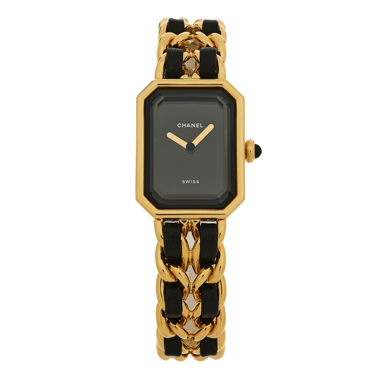 Stainless Steel Lambskin 20mm Chain Premiere Quartz Watch Gold M
