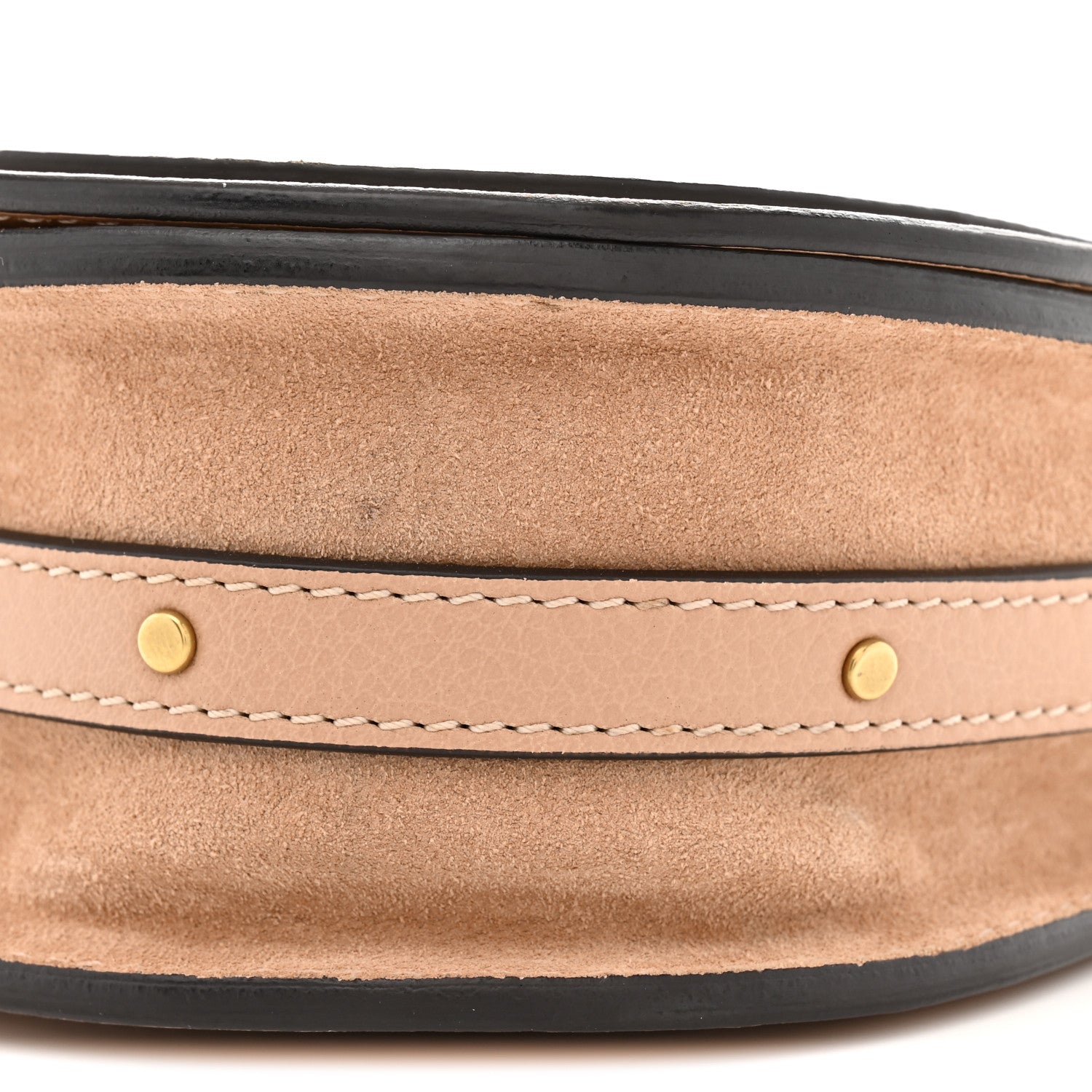 Chloe Calfskin Suede Small Nile Bracelet Bag Biscotti Beige 10 of 10