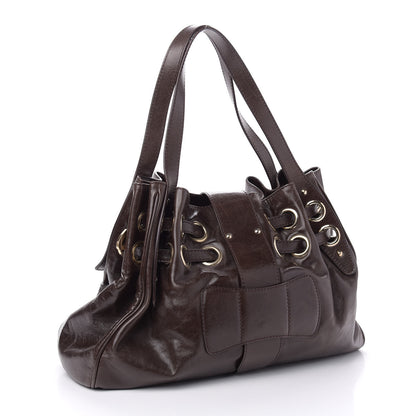 Jimmy Choo Calfskin Ramona Tote Brown 3 of 11