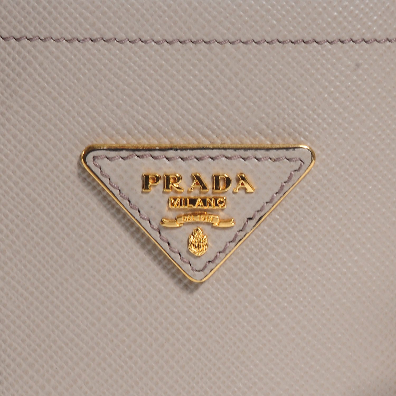 Prada Saffiano Cuir Large Double Bag Pomice 7 of 9