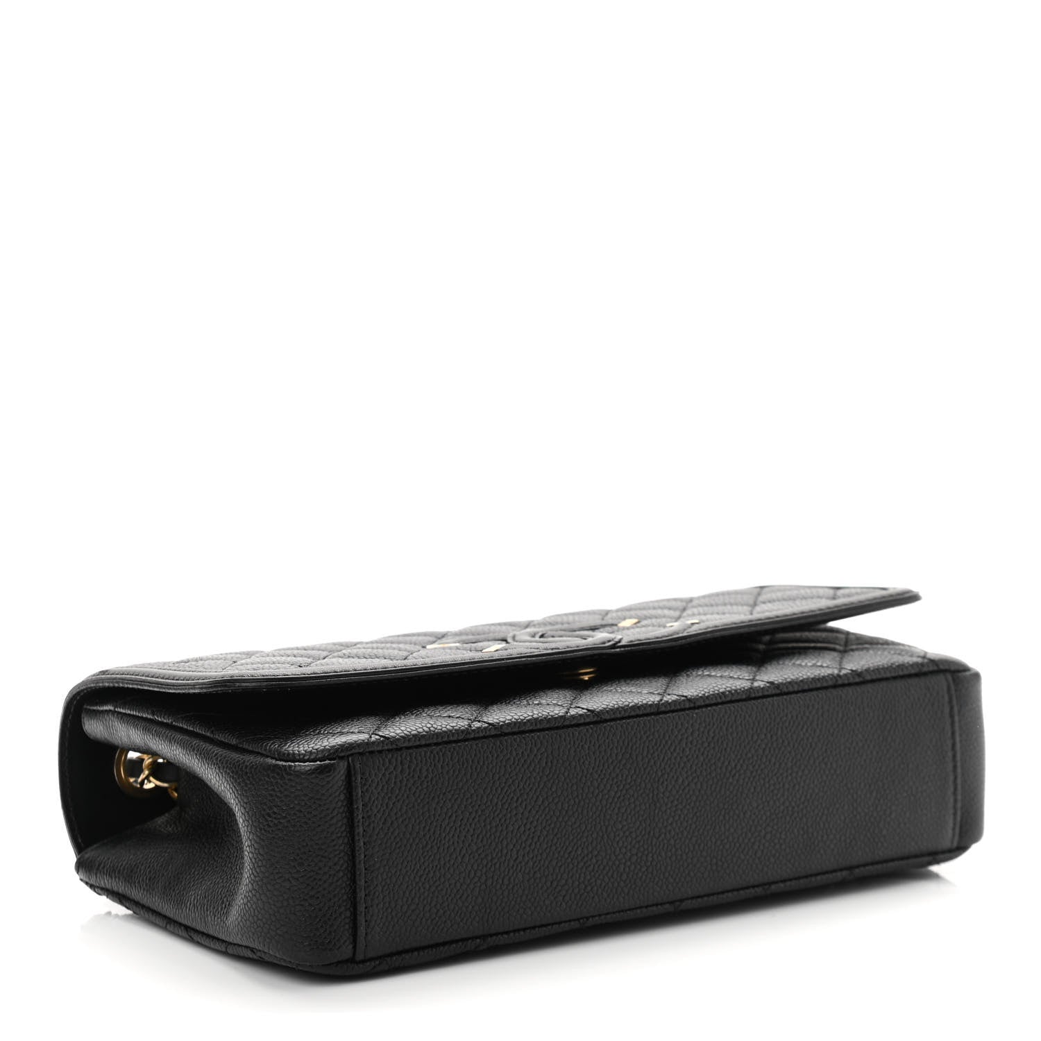 Chanel Caviar Quilted Medium CC Filigree Flap Black 4 of 13