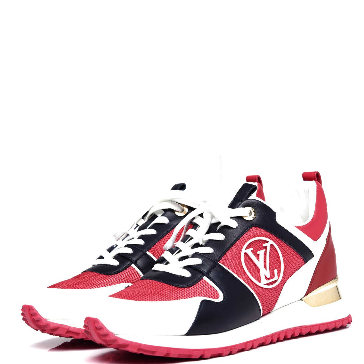 Louis Vuitton Calfskin Run Away Sneakers 37.5 Framboise Pink 3 of 11