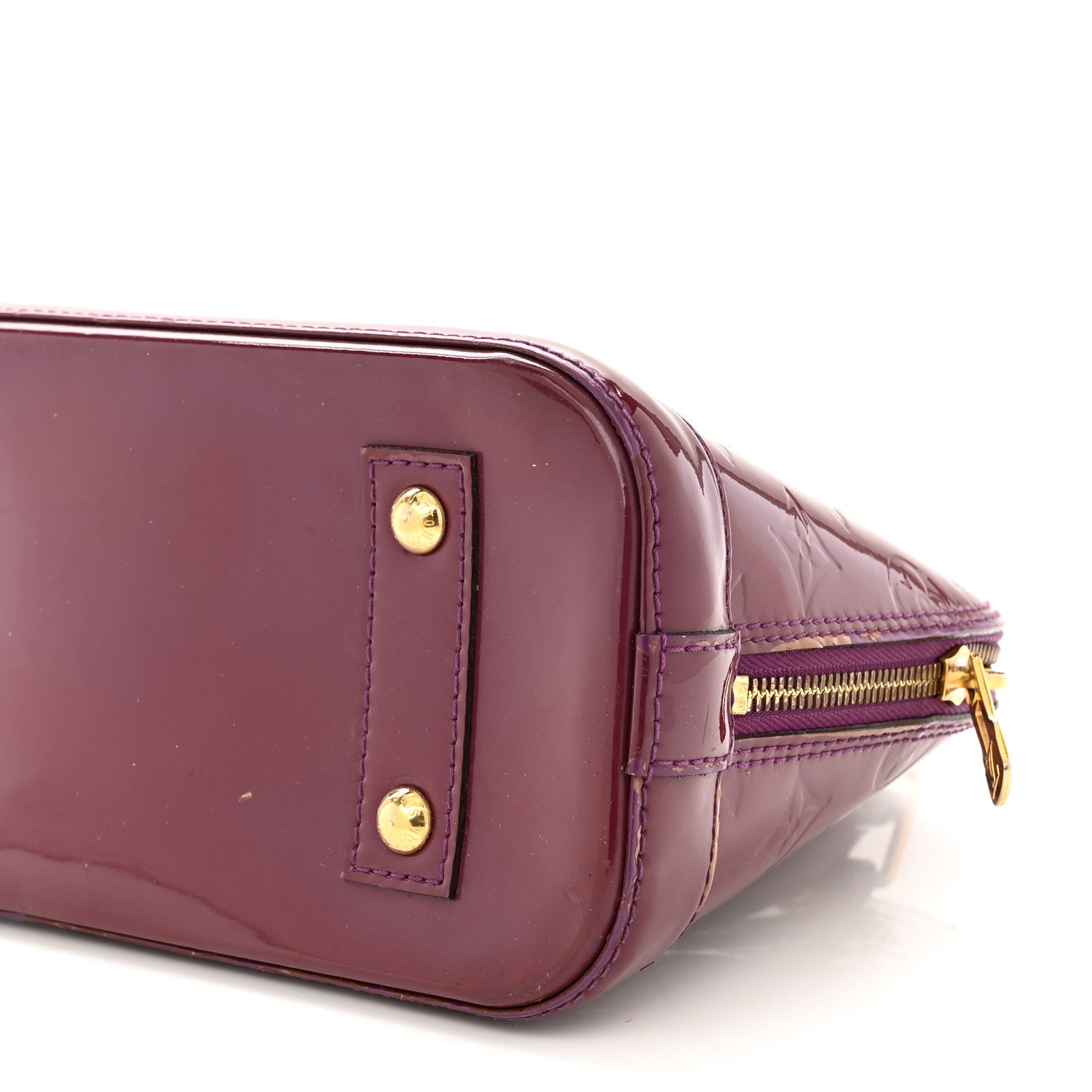 Louis Vuitton Vernis Alma BB Amethyste 8 of 12