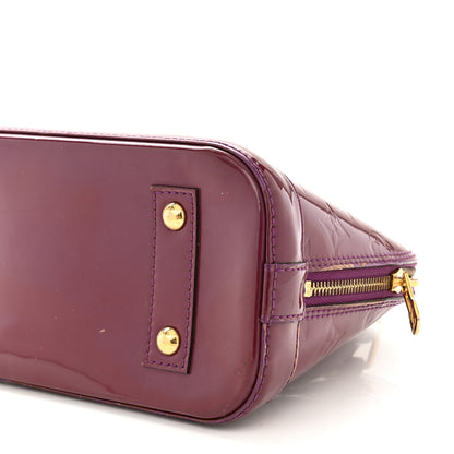 Louis Vuitton Vernis Alma BB Amethyste 8 of 12