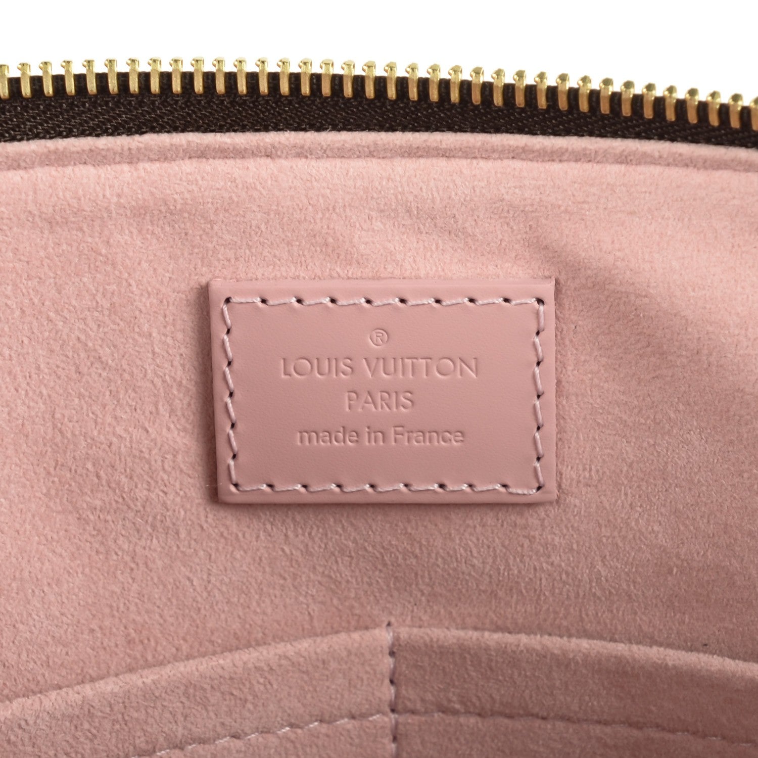 Louis Vuitton Damier Ebene Caissa Tote PM Rose Ballerine 7 of 8