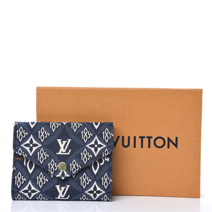 Louis Vuitton Jacquard Since 1854 Victorine Wallet Blue 8 of 8