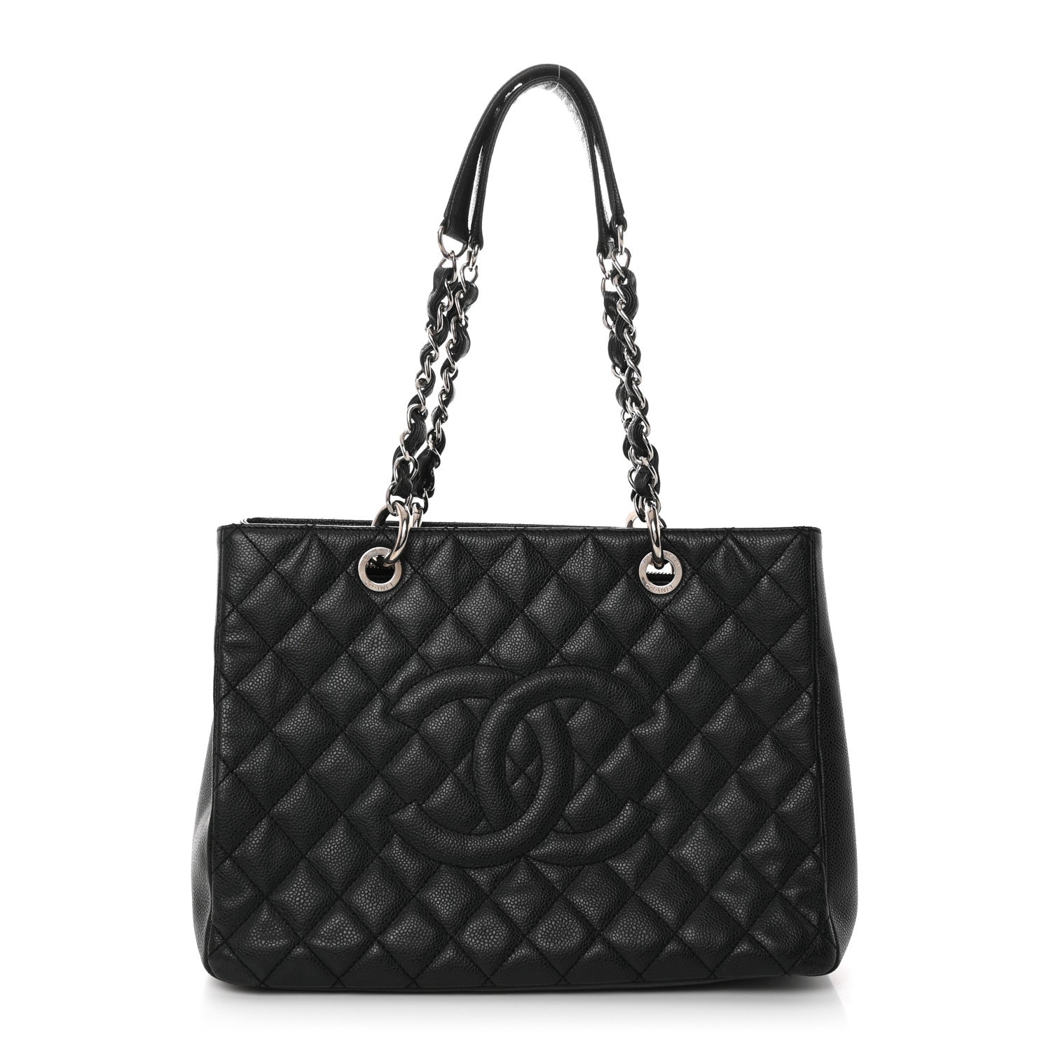 Chanel Caviar Quilted Grand Shopping Tote GST Black 1 of 10